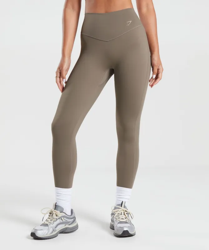 Gymshark Elevate Leggings - Brushed Brown sold by Gymshark