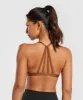 Gymshark Minimal Sports Bra - Copper Brown sold by Gymshark
