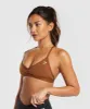 Gymshark Minimal Sports Bra - Copper Brown sold by Gymshark