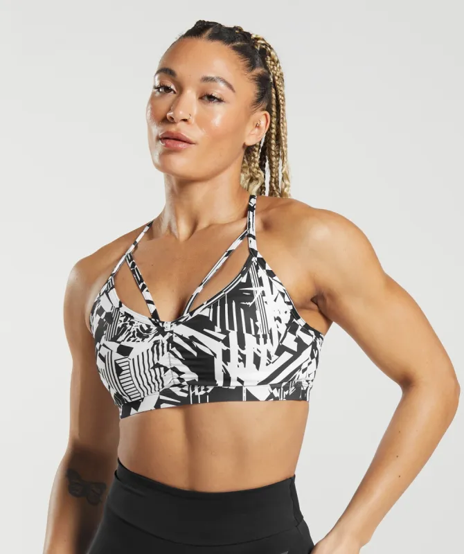 GS Power Sports Bra - Black sold by Gymshark