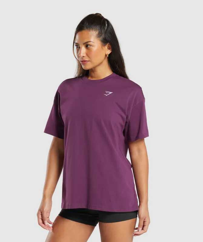 Gymshark Training Oversized T-Shirt - Magenta Purple sold by Gymshark
