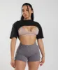 Gymshark Legacy Shrug Top - Black sold by Gymshark