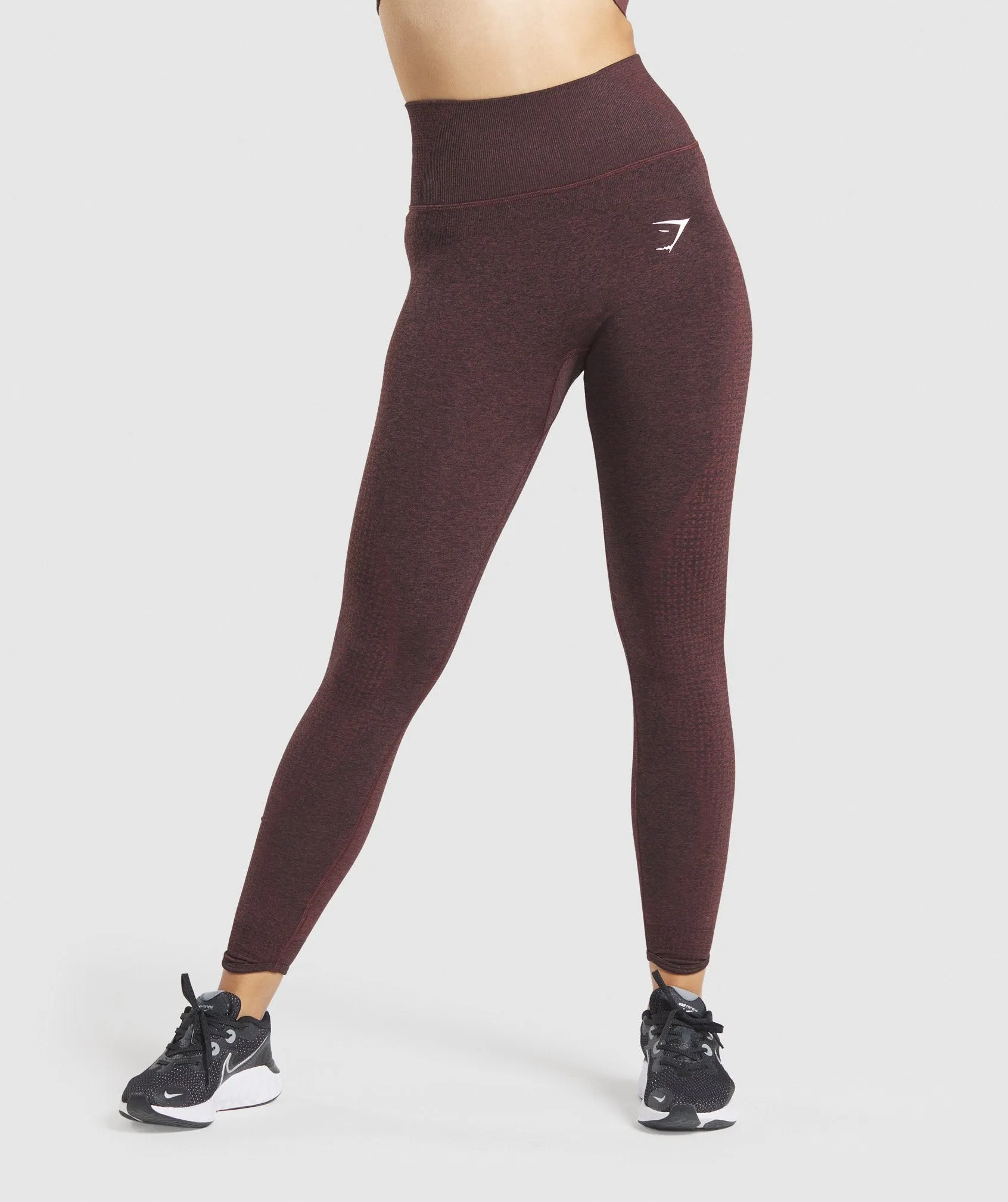 Gymshark Vital Rise Seamless Leggings - Brown Marl sold by Gymshark