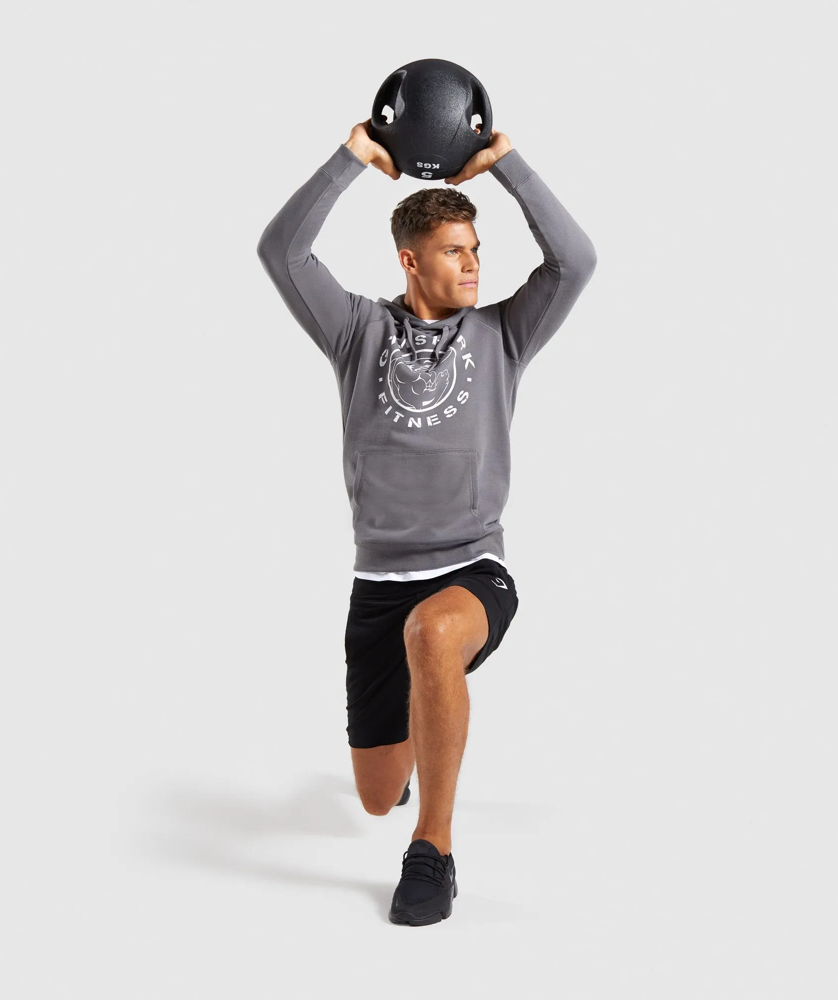 Gymshark Legacy Hoodie - Smokey Grey sold by Gymshark product image thumbnail 5