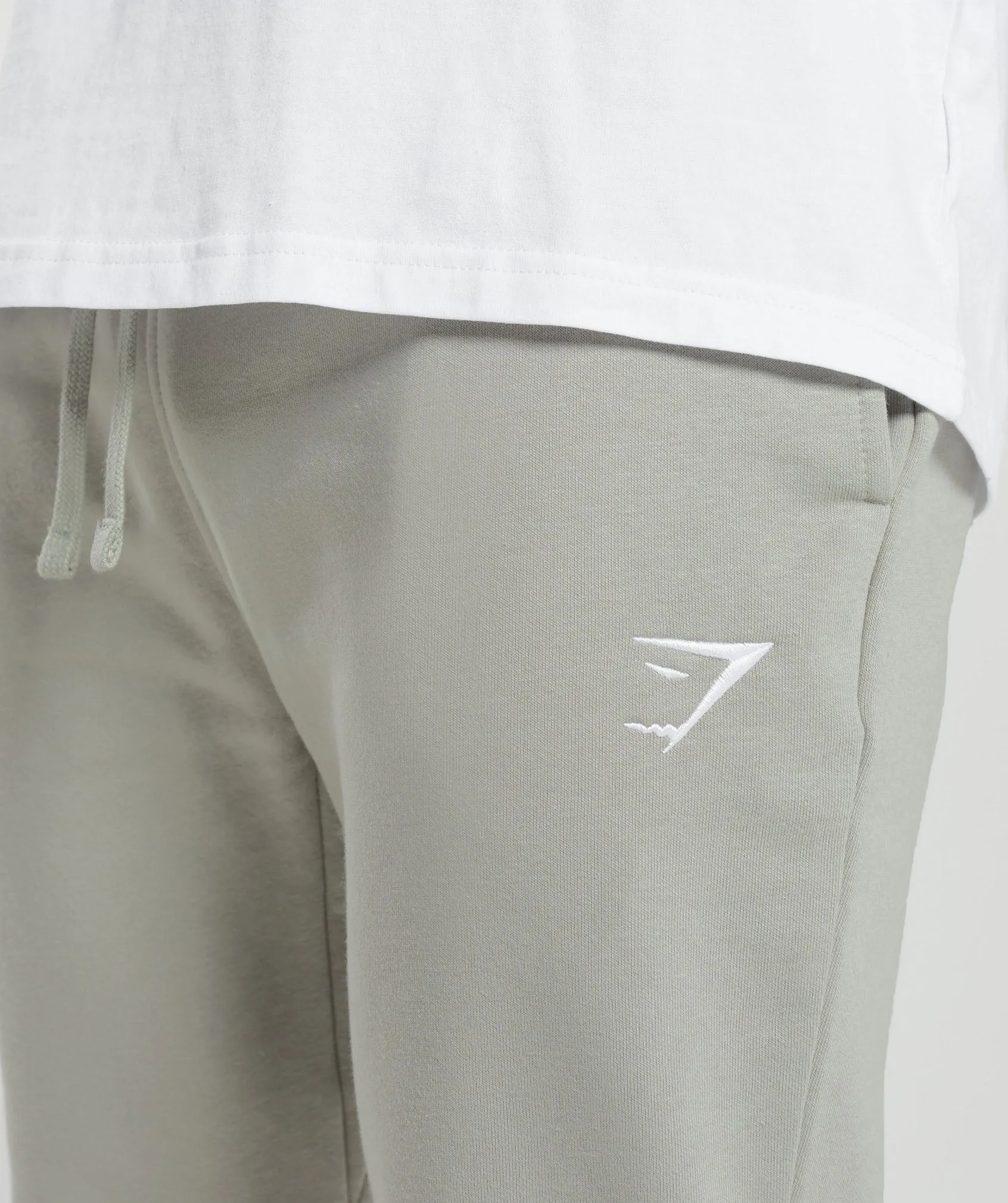 Gymshark Crest Joggers - Stone Grey sold by Gymshark product image thumbnail 5