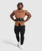 Gymshark Heritage Washed Sleeveless Zip Up Hoodie - Canyon Brown sold by Gymshark
