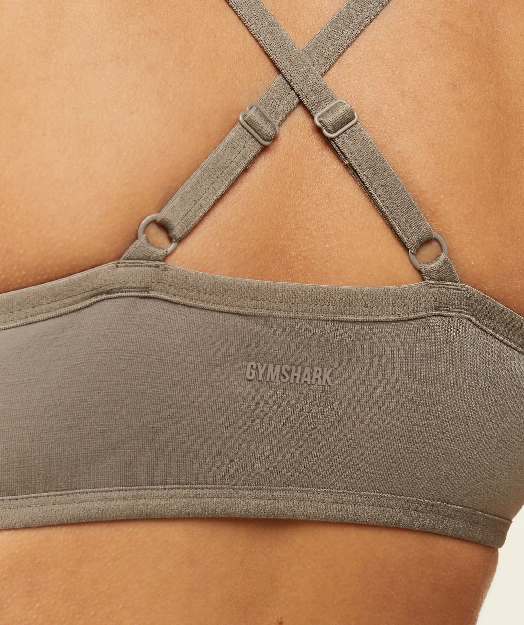 Gymshark everywear Ultra Comfort Bralette - Linen Brown sold by Gymshark product image thumbnail 5