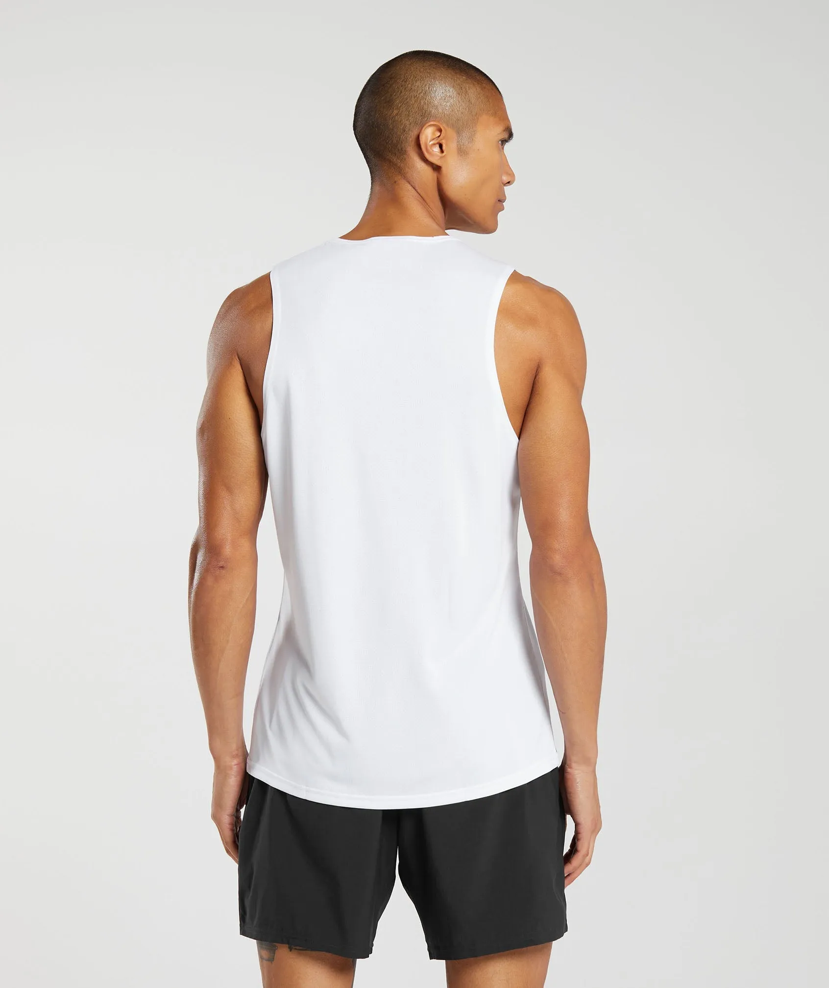 Gymshark Arrival Tank - White sold by Gymshark product image thumbnail 2