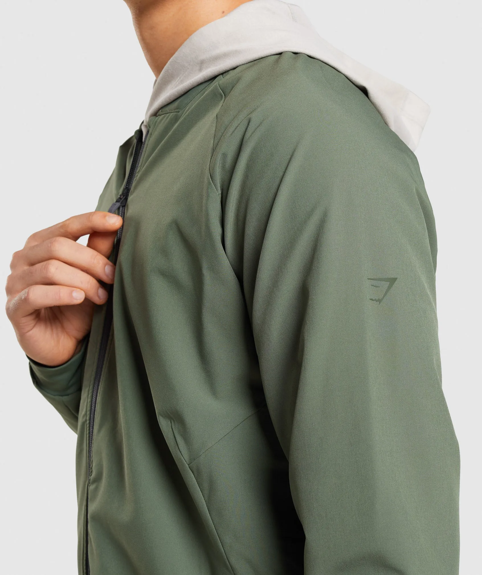 Gymshark Studio Jacket - Core Olive sold by Gymshark product image thumbnail 5