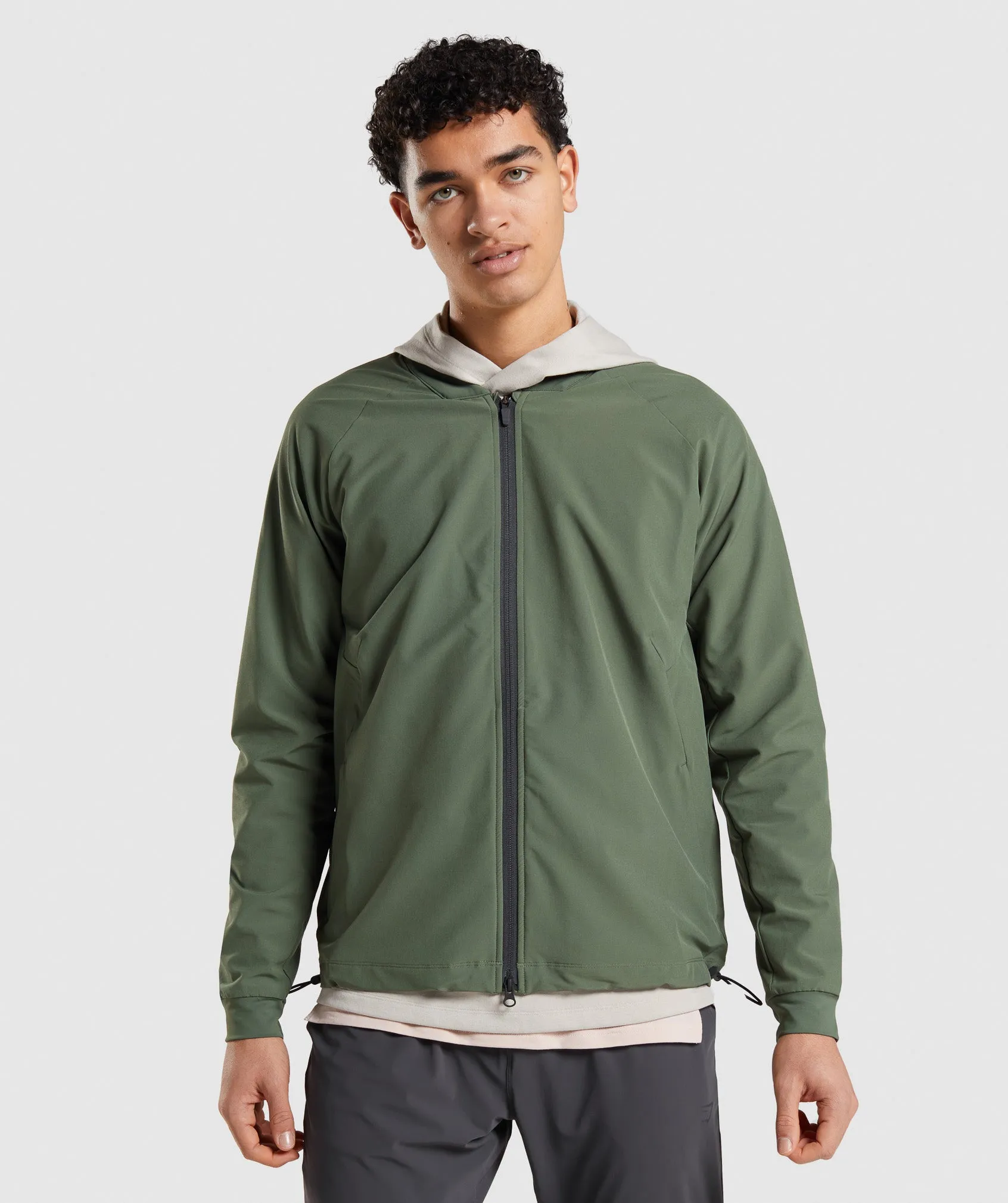 Gymshark Studio Jacket - Core Olive sold by Gymshark product image thumbnail 2