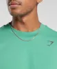 Gymshark Stacked Long Sleeve T-Shirt - Lagoon Green sold by Gymshark