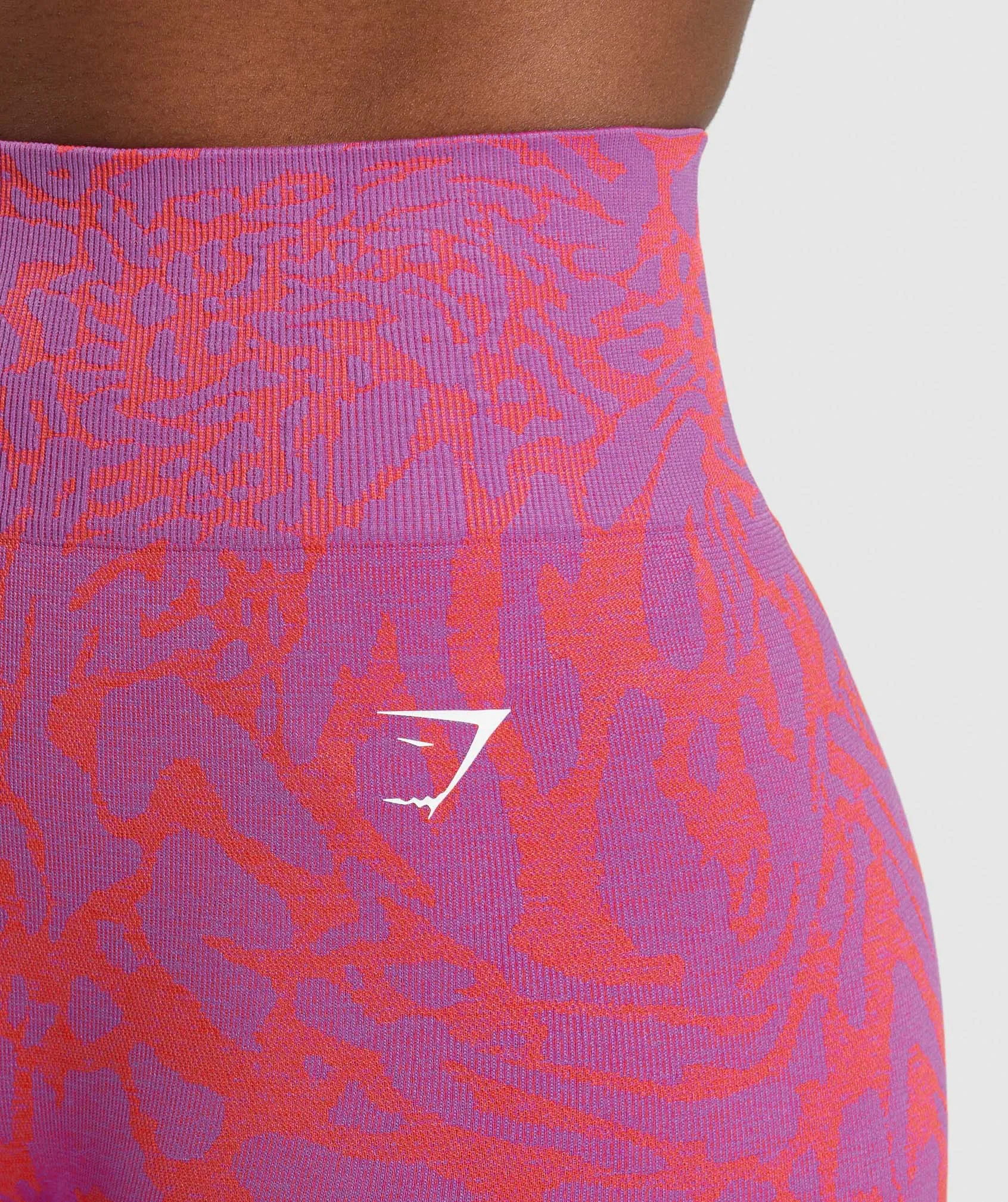 Gymshark Adapt Safari Seamless Leggings - Shelly Pink/Fly Coral sold by Gymshark product image thumbnail 5
