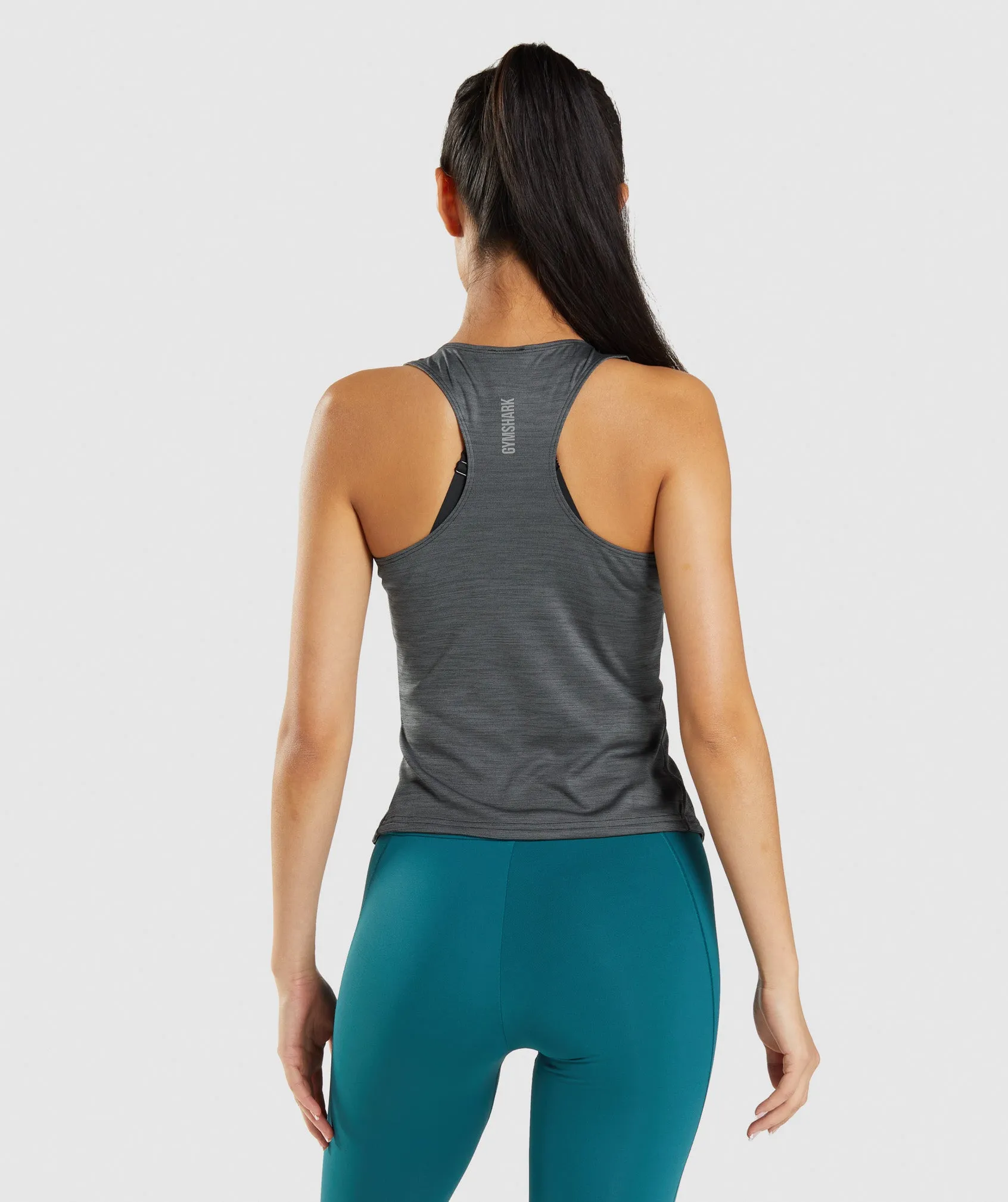 Gymshark Speed Tank - Black/Charcoal Marl sold by Gymshark product image thumbnail 2