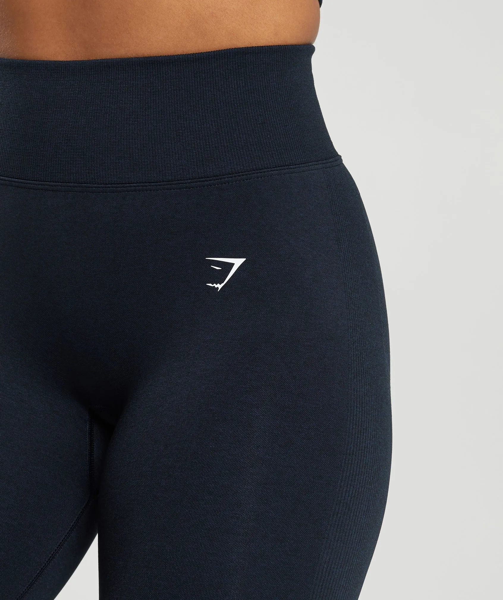 Gymshark Lift Seamless Leggings - Midnight Blue/Black Marl sold by Gymshark product image thumbnail 5