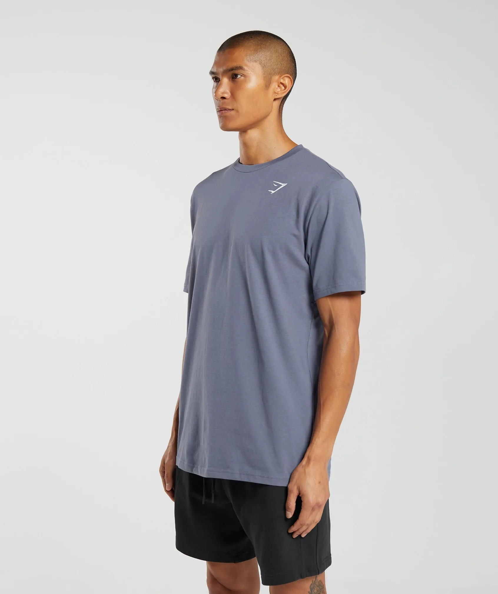 Gymshark Crest T-Shirt - Dewberry Purple sold by Gymshark product image thumbnail 3