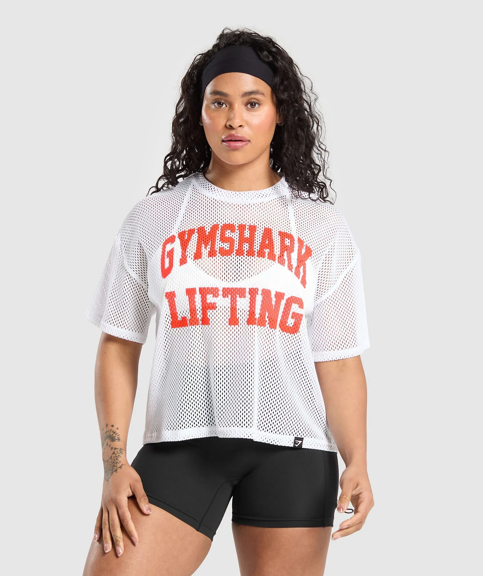 Gymshark Mesh Top - White sold by Gymshark