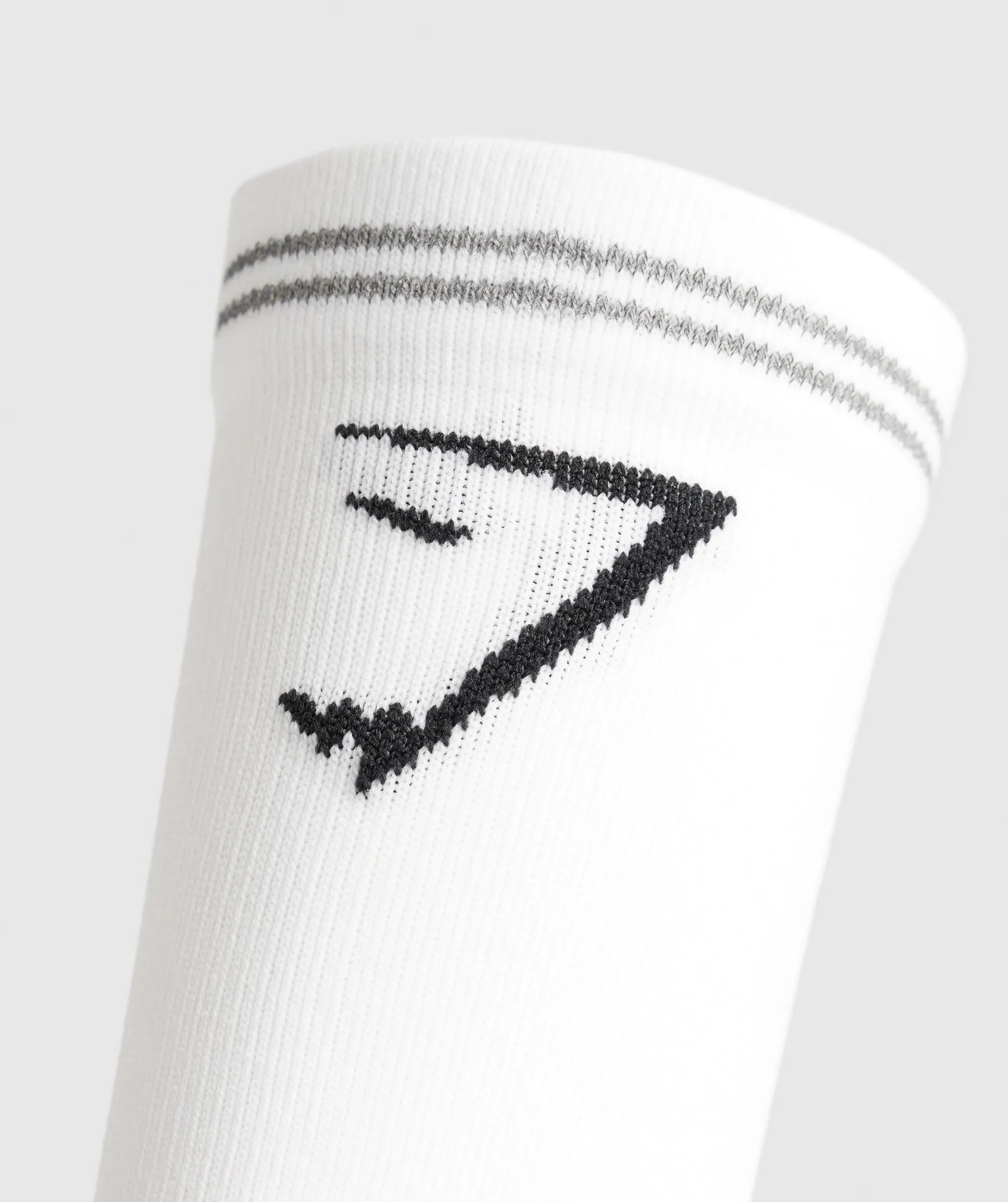 Gymshark Crew Running Socks - White sold by Gymshark product image thumbnail 2