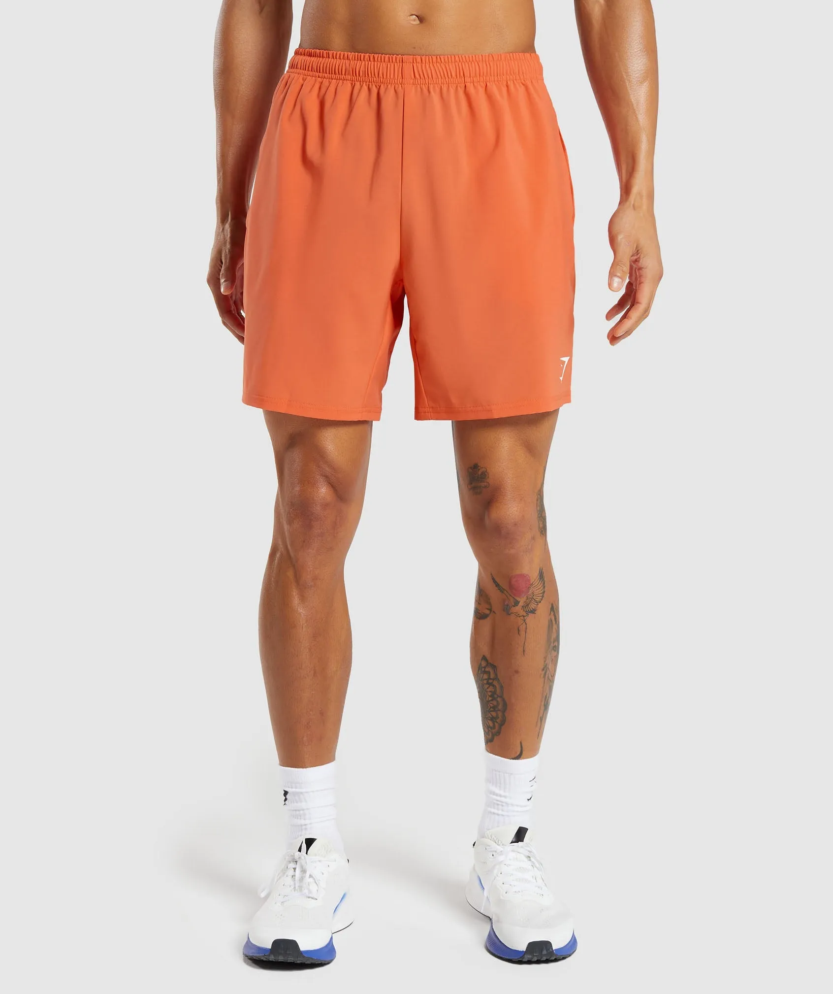 Gymshark Arrival 7" Shorts - Ignite Orange sold by Gymshark