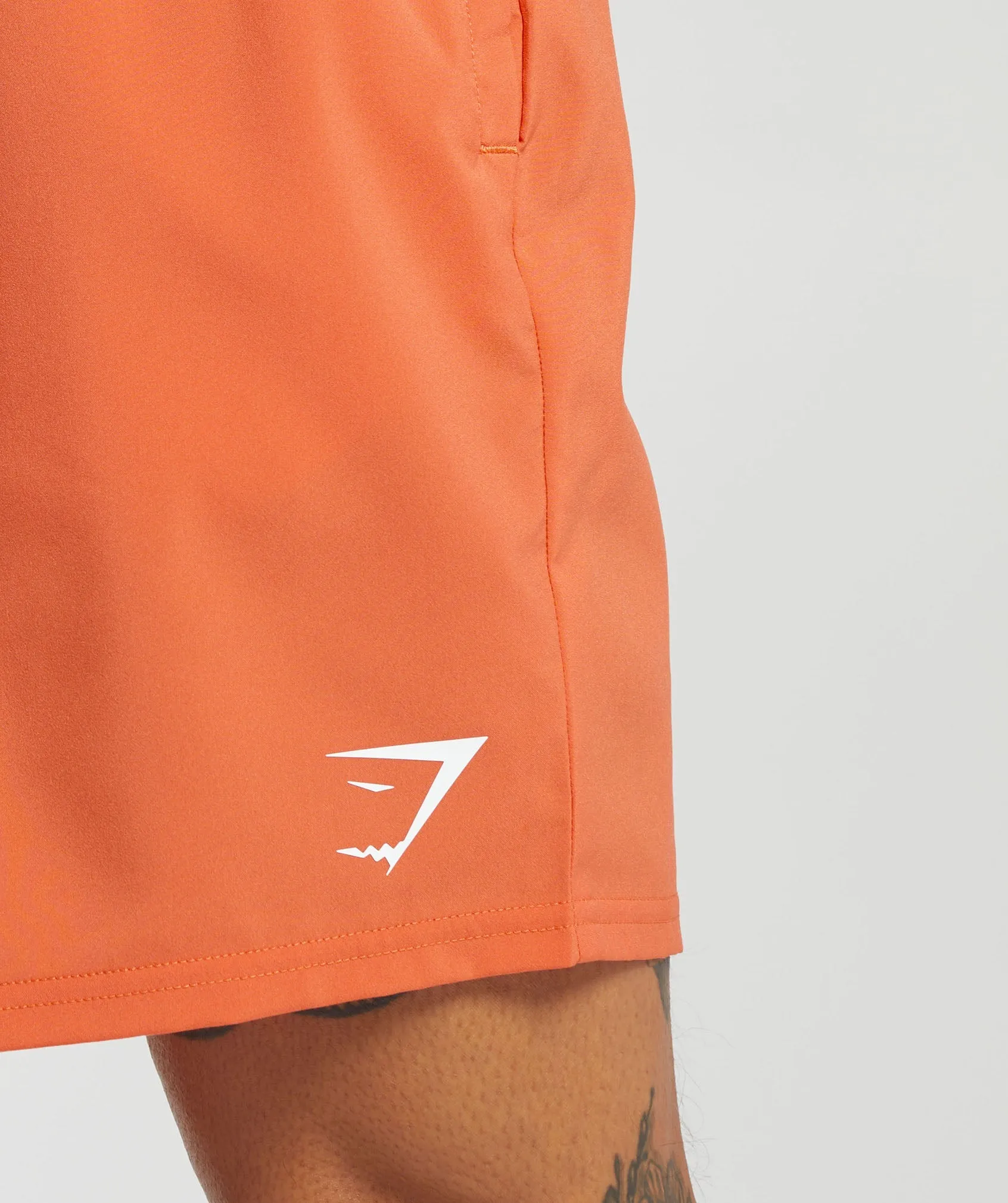 Gymshark Arrival 7" Shorts - Ignite Orange sold by Gymshark product image thumbnail 5