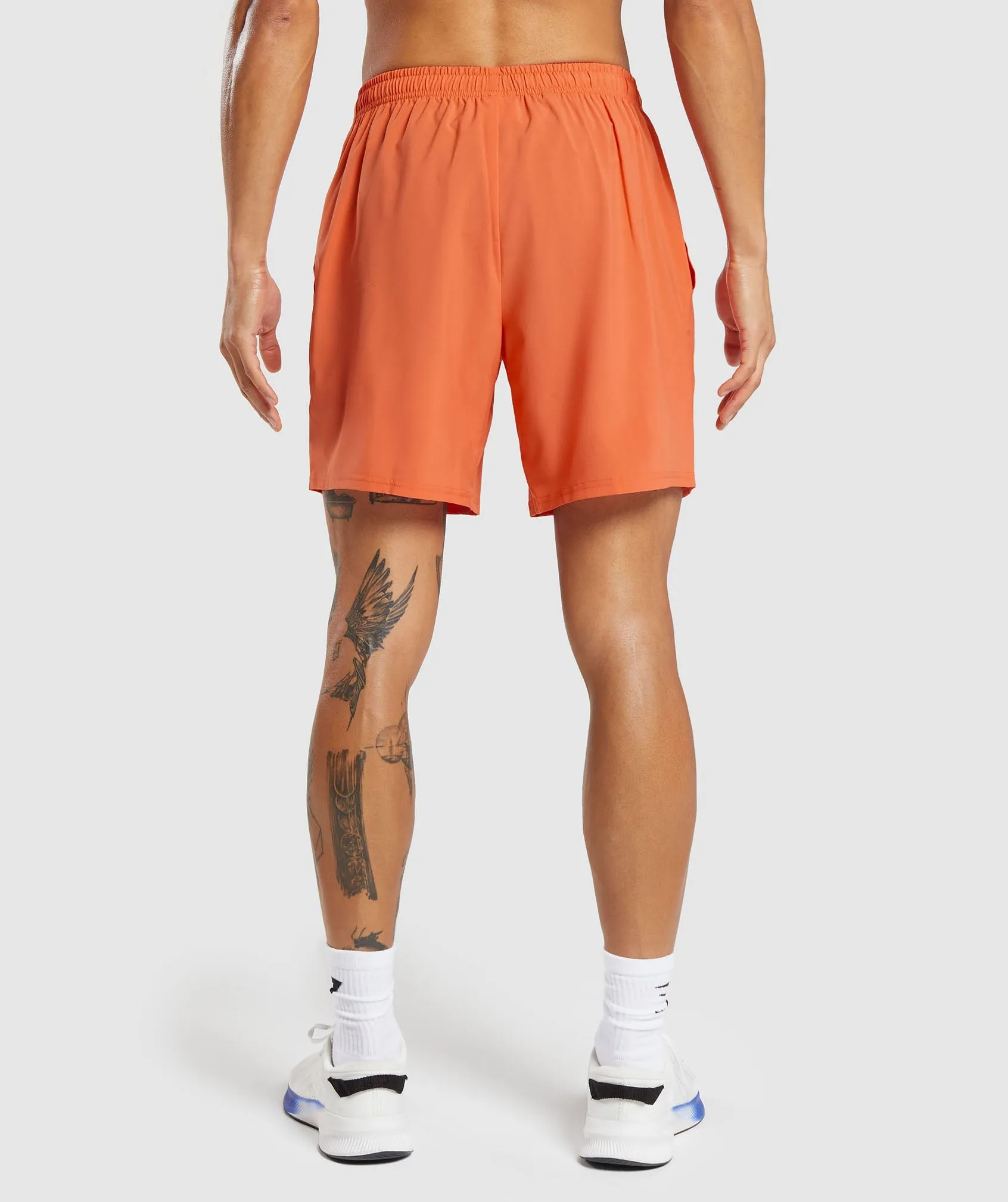 Gymshark Arrival 7" Shorts - Ignite Orange sold by Gymshark product image thumbnail 2