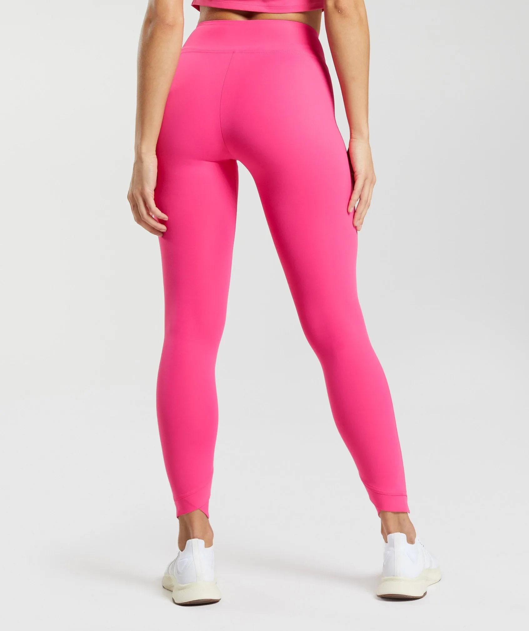 Gymshark Crossover Leggings - Bright Fuchsia sold by Gymshark product image thumbnail 2