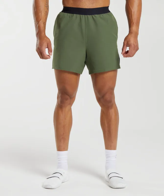 Gymshark 315 Woven Short - Core Olive sold by Gymshark