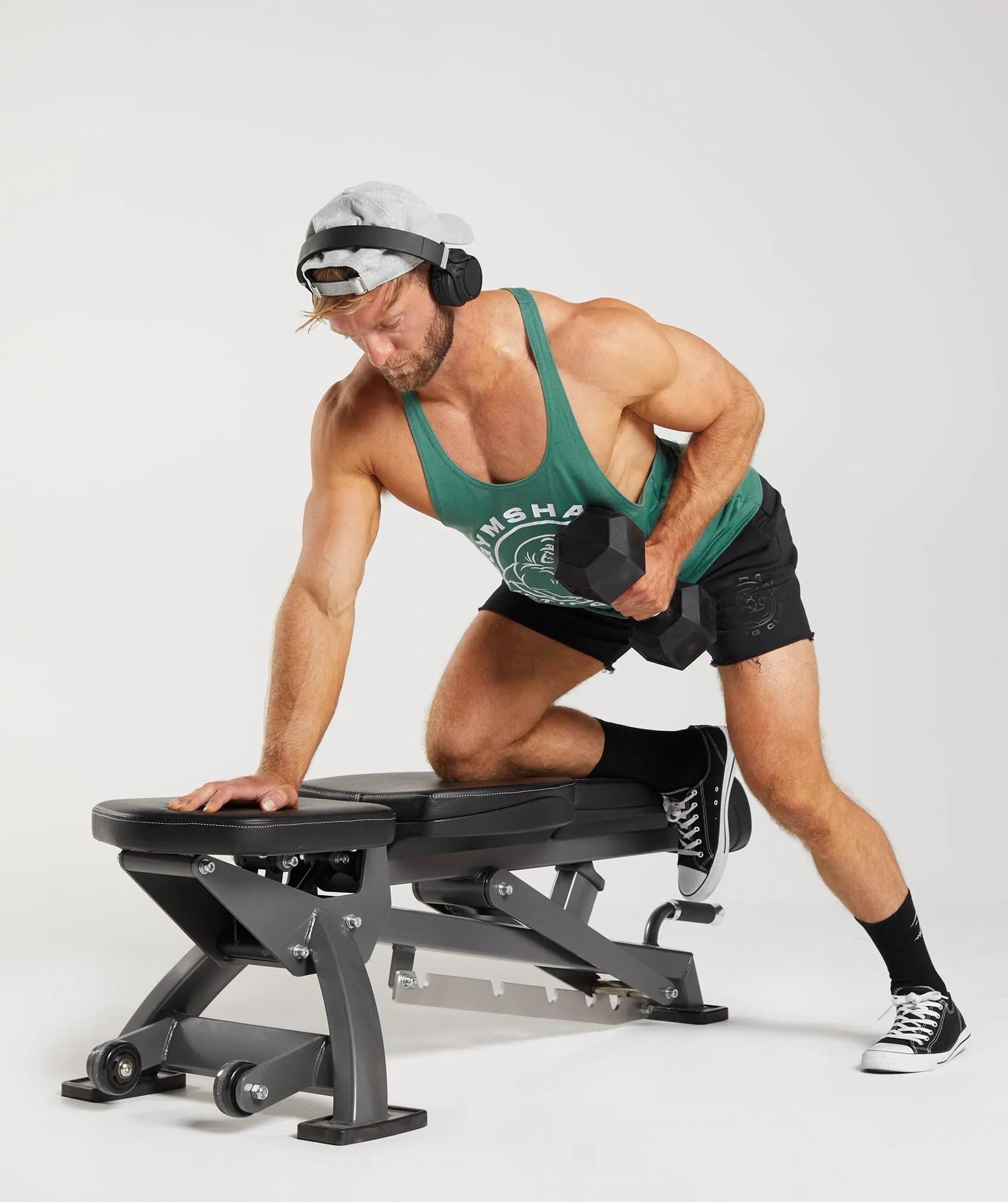 Gymshark Legacy Stringer - Hoya Green sold by Gymshark product image thumbnail 4