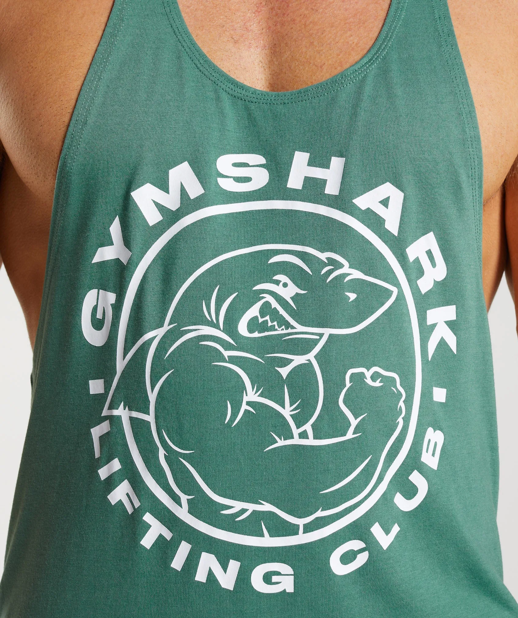 Gymshark Legacy Stringer - Hoya Green sold by Gymshark product image thumbnail 5
