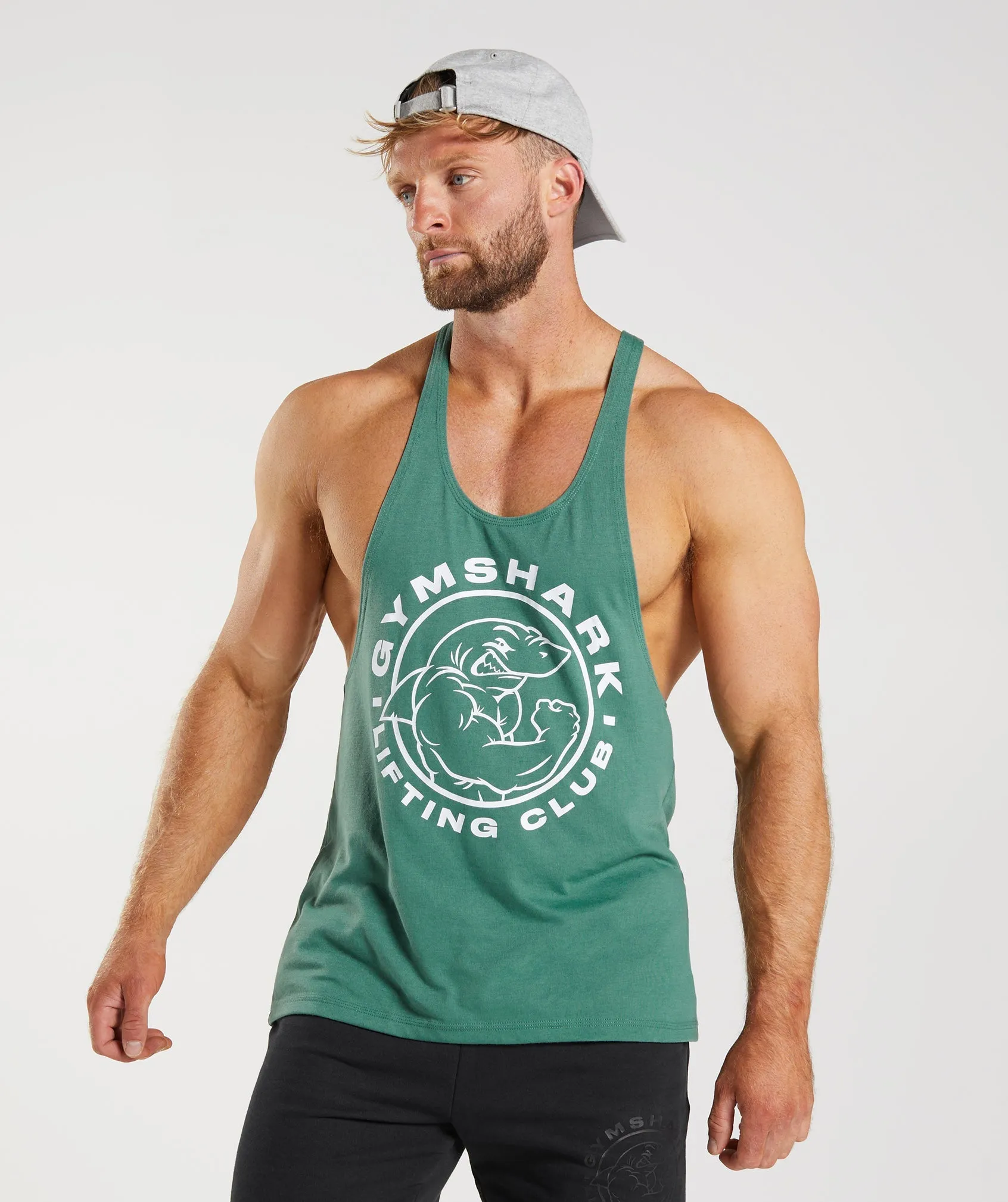 Gymshark Legacy Stringer - Hoya Green sold by Gymshark