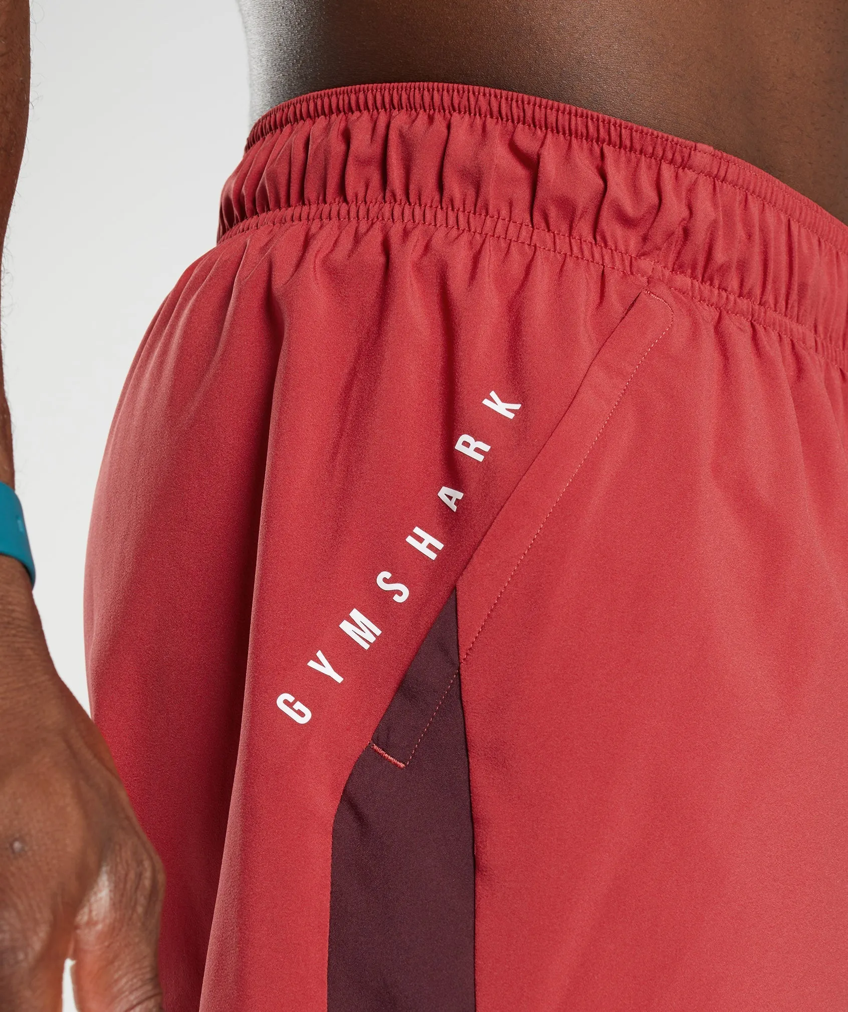 Gymshark Sport 5" Shorts - Salsa Red/ Baked Maroon sold by Gymshark product image thumbnail 5