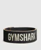 Gymshark Lever Lifting Belt - Black/Ecru White sold by Gymshark