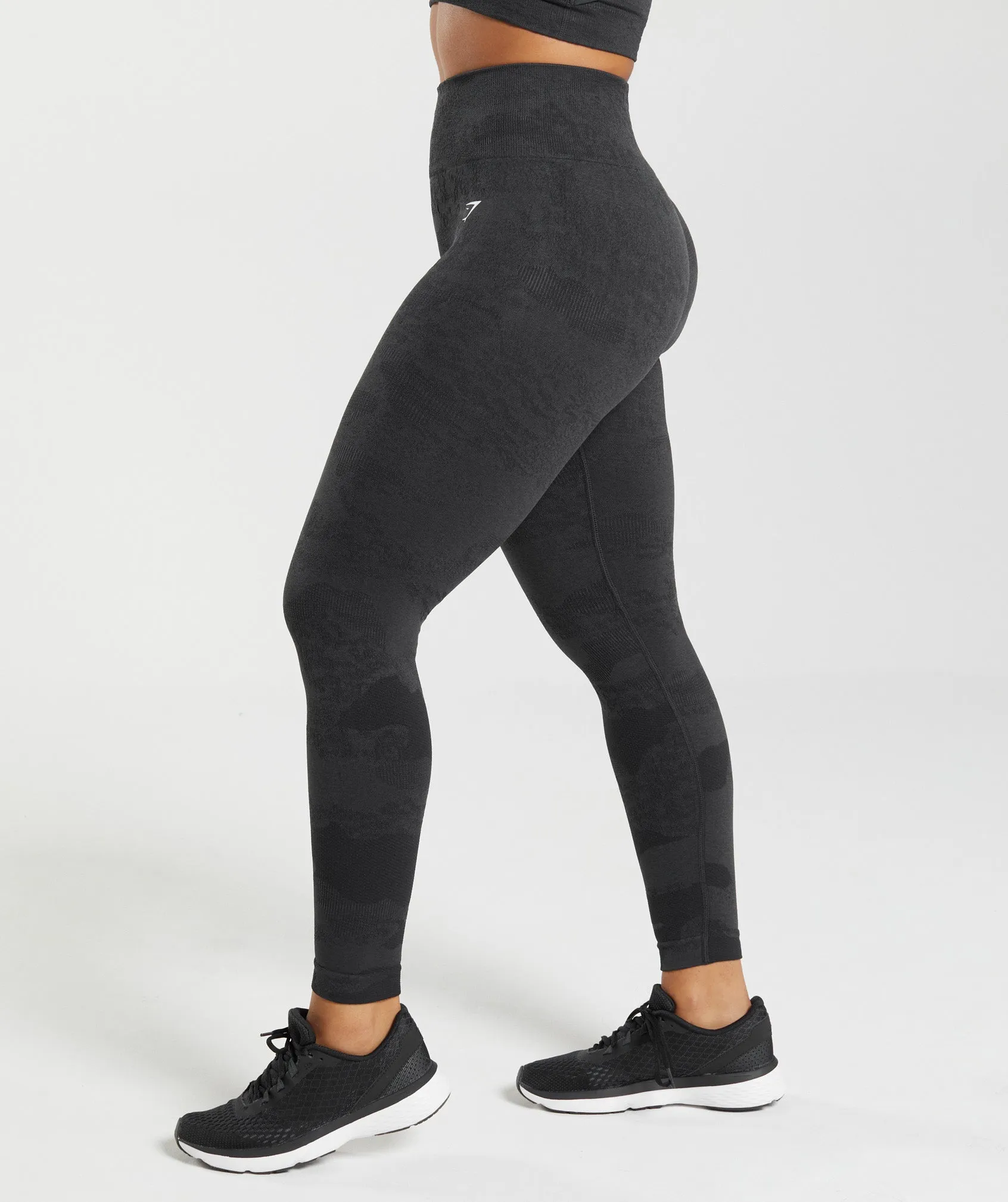 Gymshark Adapt Camo Seamless Leggings - Black/Onyx Grey sold by Gymshark product image thumbnail 3