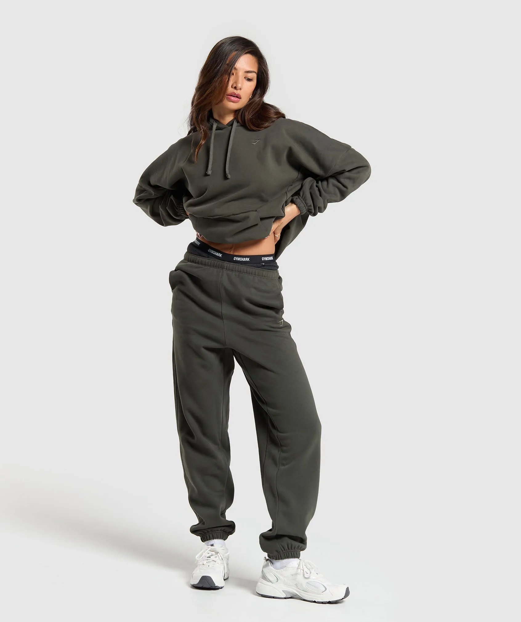 Gymshark Fleece Oversized Hoodie - Strength Green sold by Gymshark product image thumbnail 4