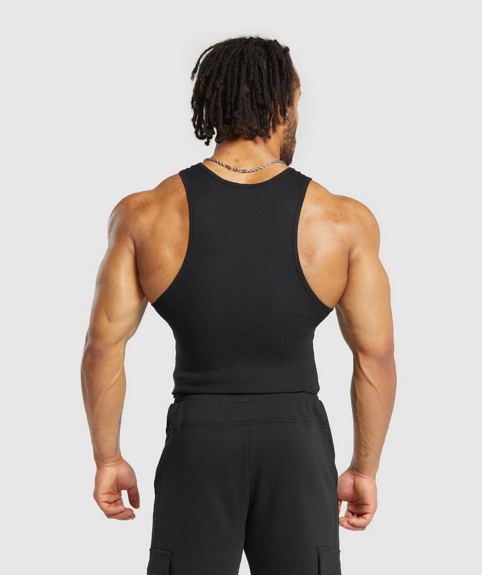 Gymshark Ribbed Tank 3 Pack - Black sold by Gymshark product image thumbnail 3