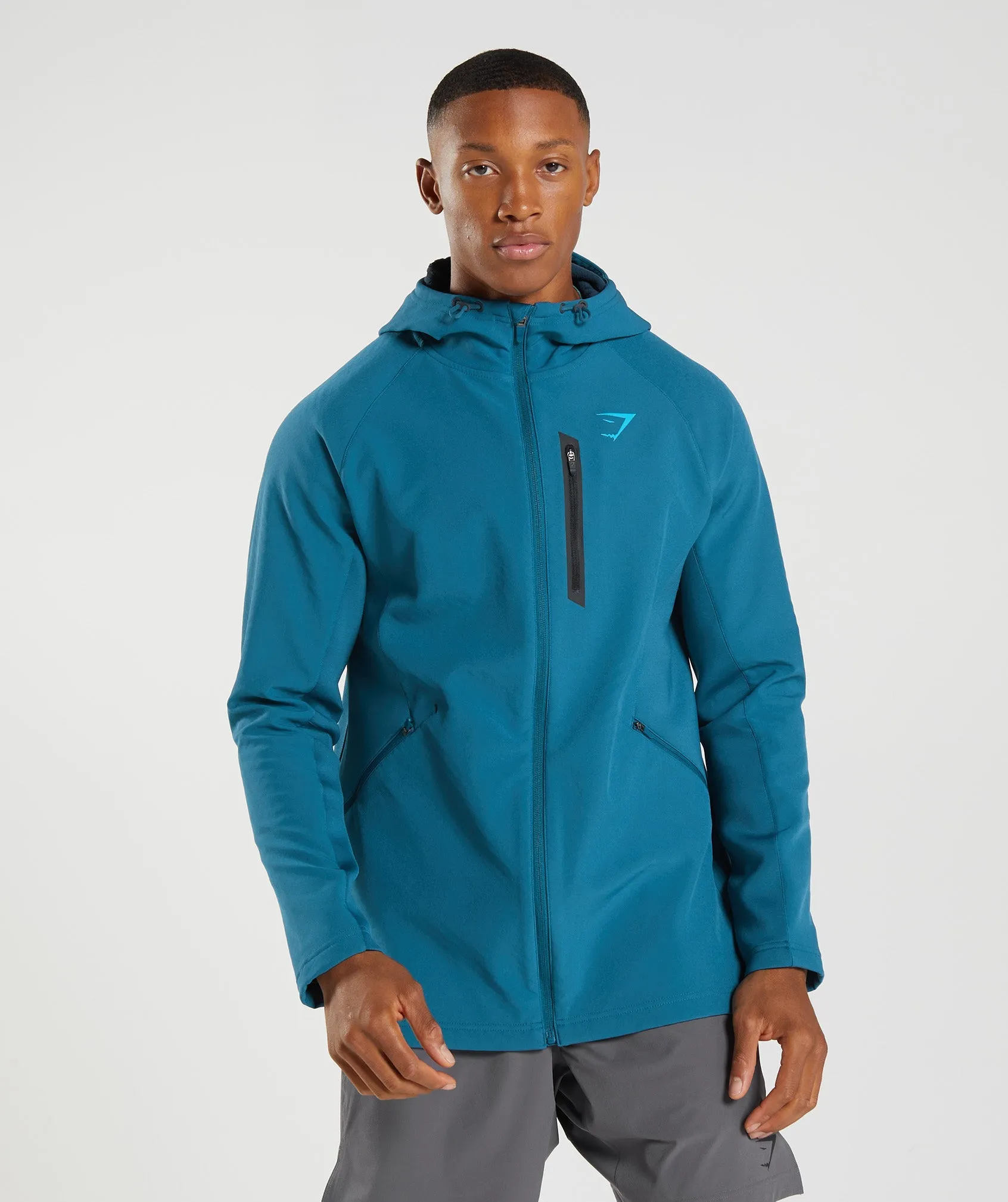 Gymshark Apex Jacket - Atlantic Blue sold by Gymshark