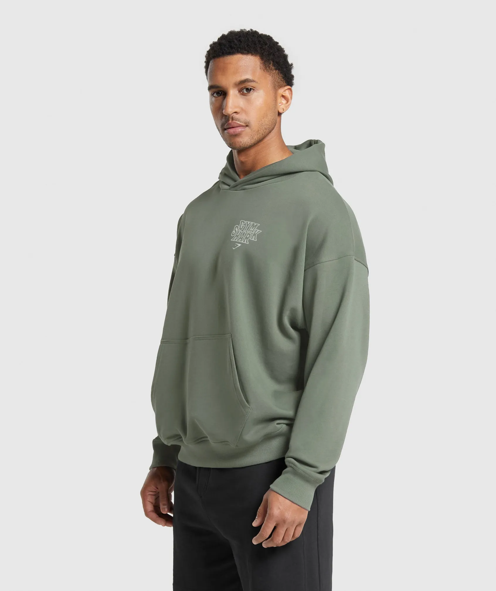 Gymshark Stacked Hoodie - Unit Green sold by Gymshark product image thumbnail 3