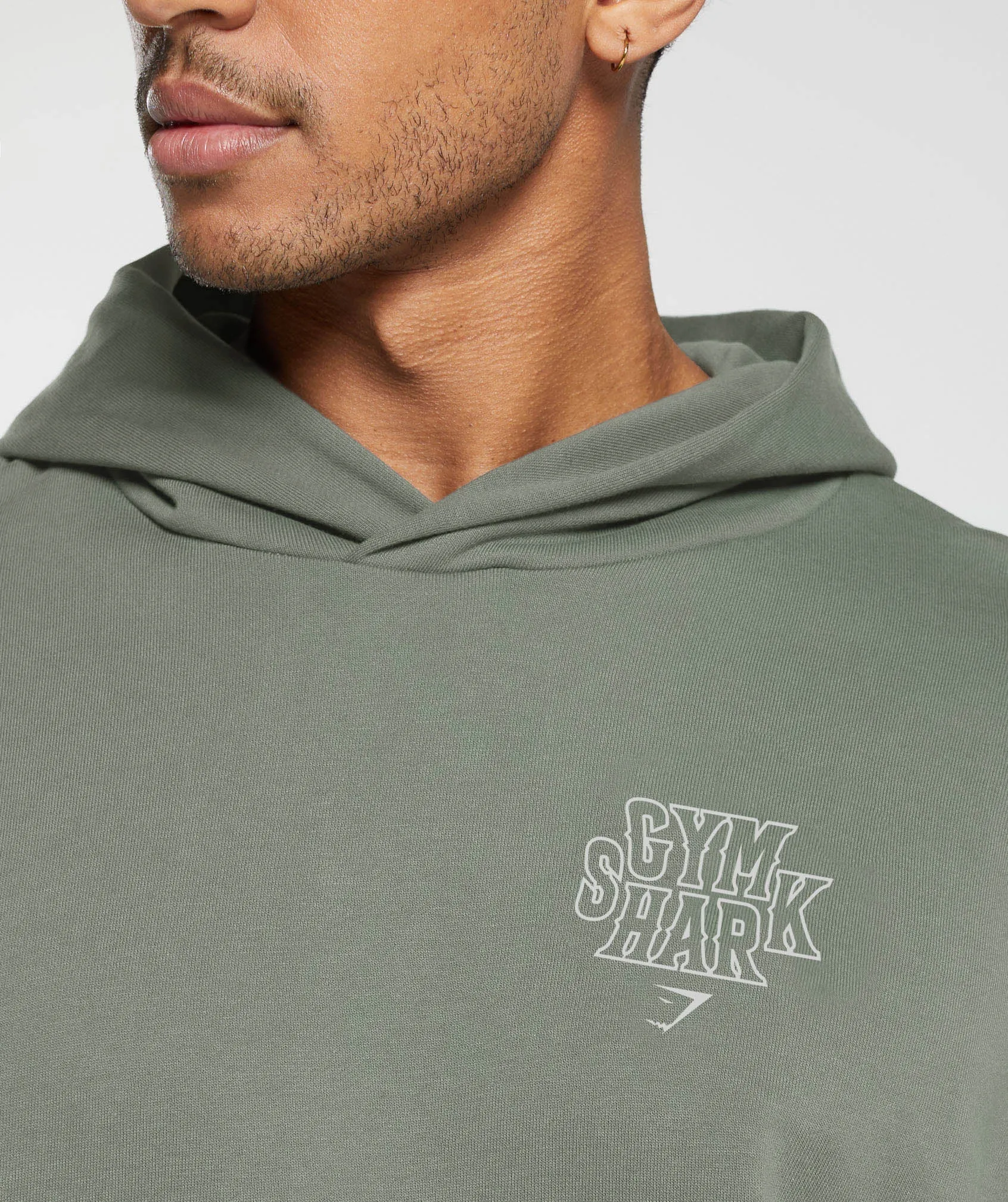 Gymshark Stacked Hoodie - Unit Green sold by Gymshark product image thumbnail 5
