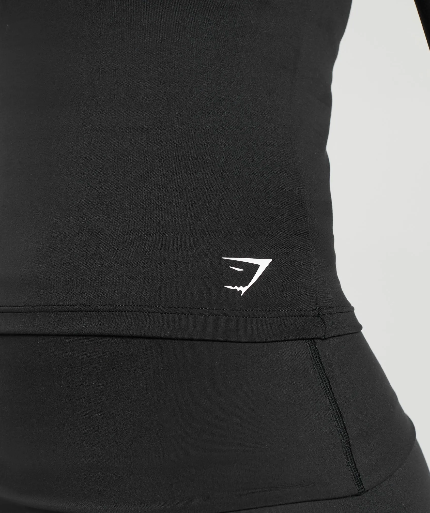 Gymshark Everyday Long Sleeve Midi Top - Black sold by Gymshark product image thumbnail 5
