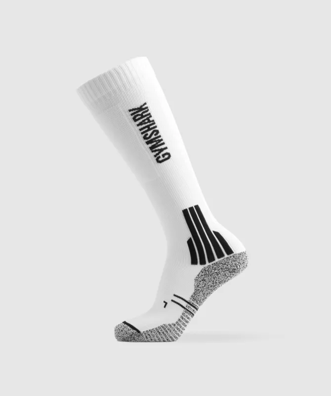 Gymshark Weightlifting Socks - White sold by Gymshark