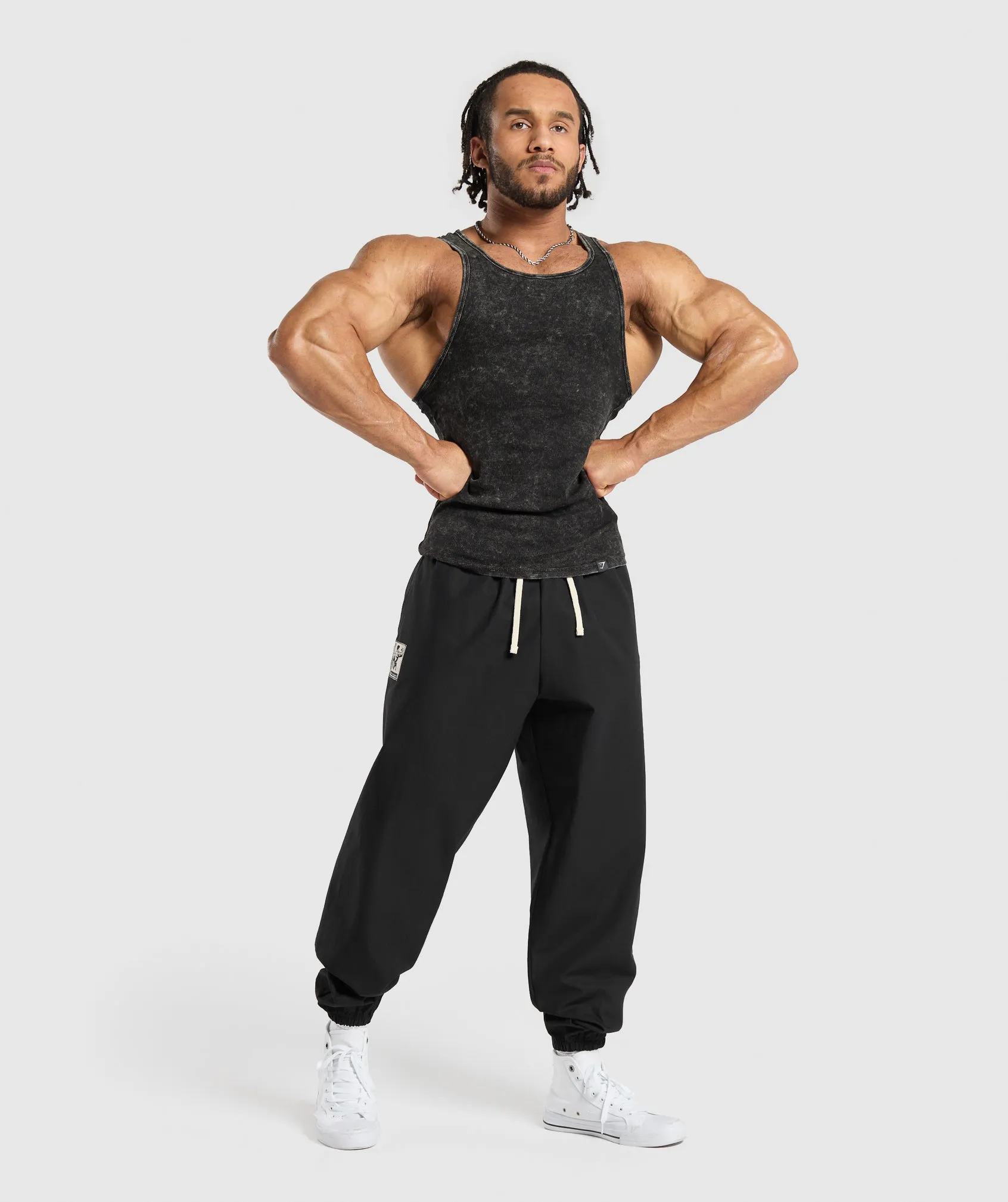 Gymshark Pumper Pants - Black sold by Gymshark product image thumbnail 5