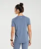Gymshark Vital Seamless 2.0 Light T-Shirt - Evening Blue Marl sold by Gymshark