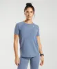 Gymshark Vital Seamless 2.0 Light T-Shirt - Evening Blue Marl sold by Gymshark
