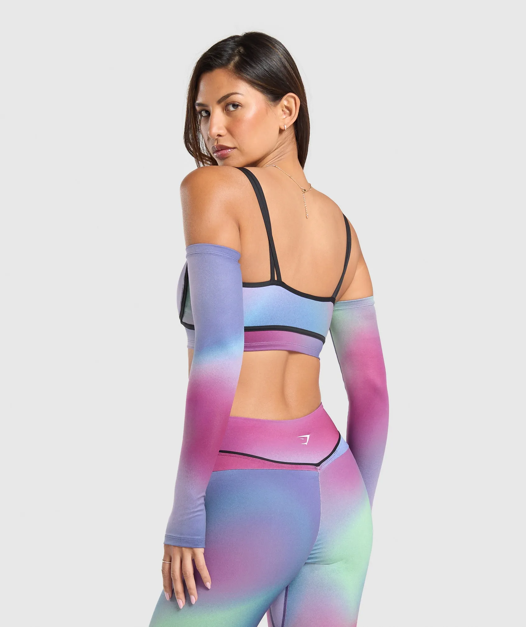 Gymshark Icon 1 Trend Long Sleeve Top - Mystic Lilac/Black sold by Gymshark product image thumbnail 2
