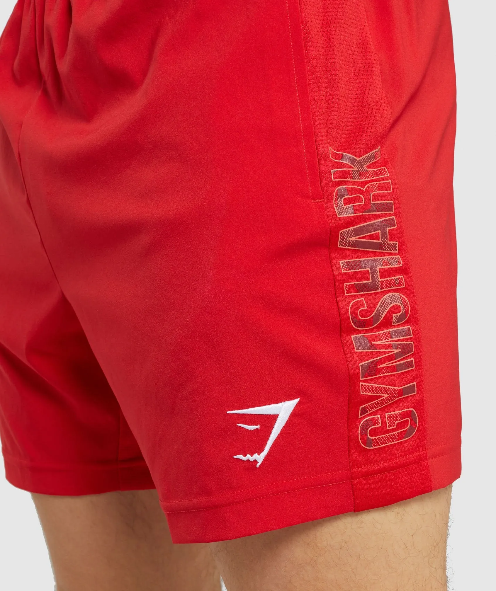 Gymshark Graphic Sport Shorts - Red sold by Gymshark product image thumbnail 5