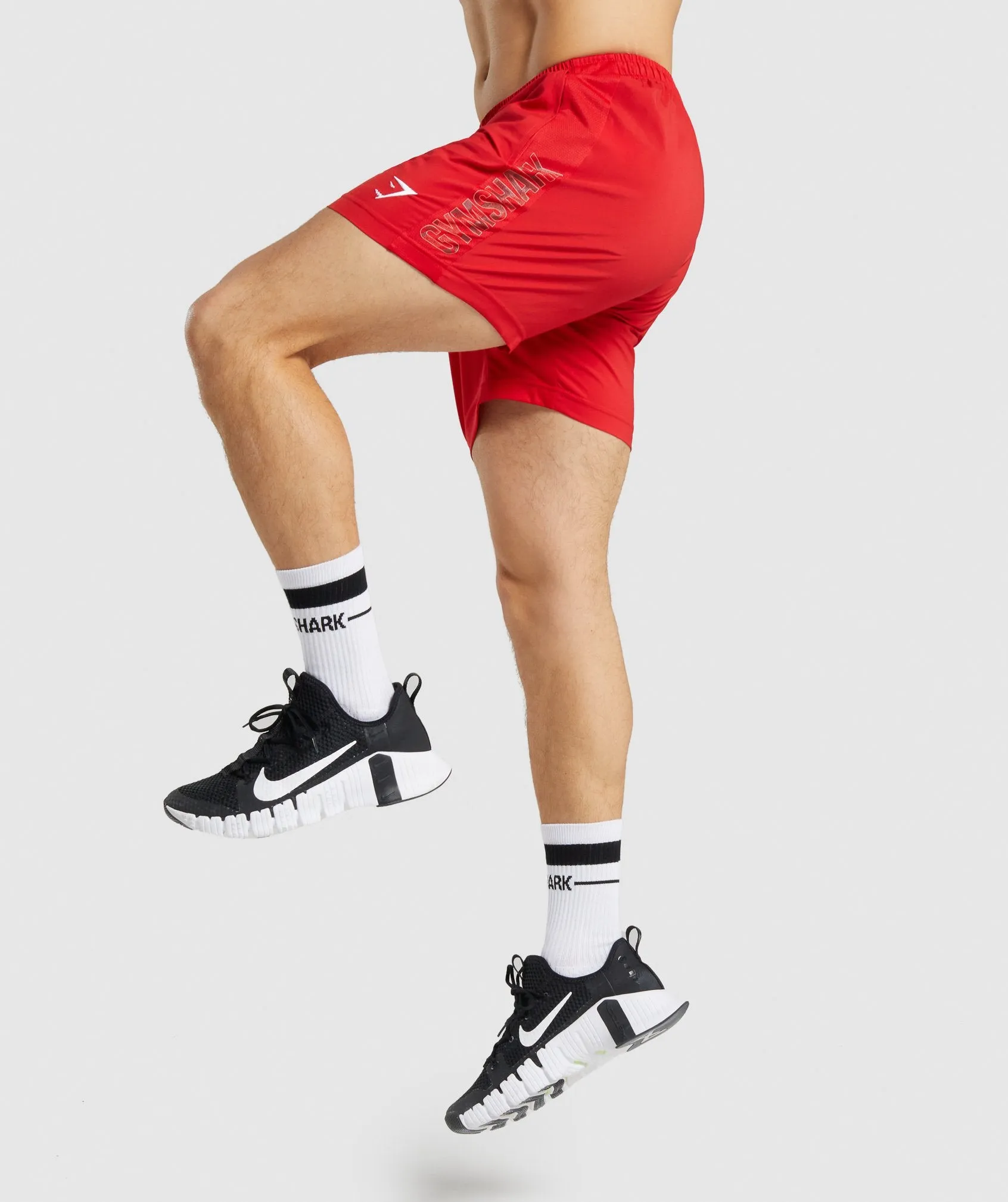 Gymshark Graphic Sport Shorts - Red sold by Gymshark