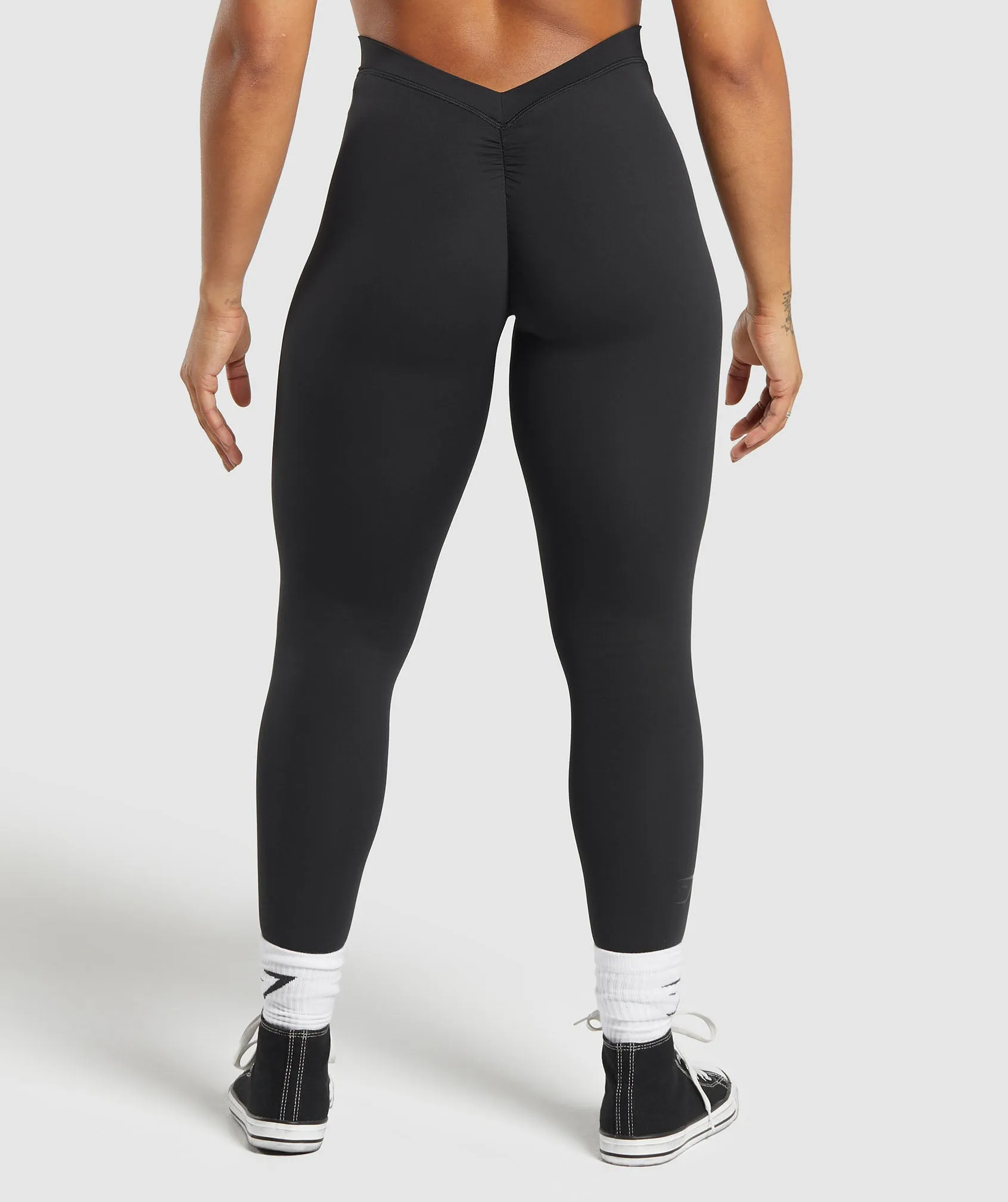 Gymshark Lifting Dipped Waistband Leggings - Black sold by Gymshark