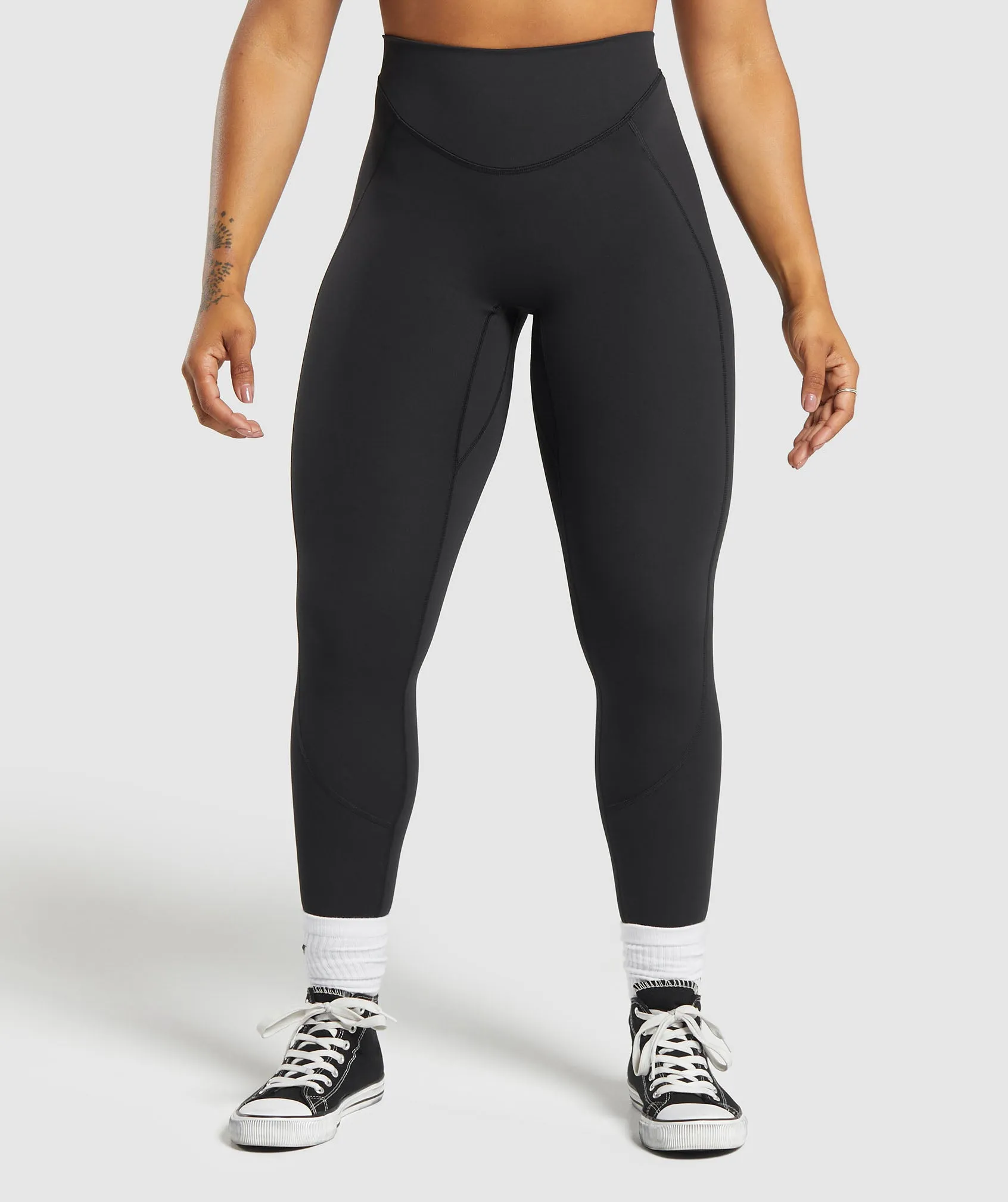 Gymshark Lifting Dipped Waistband Leggings - Black sold by Gymshark product image thumbnail 2