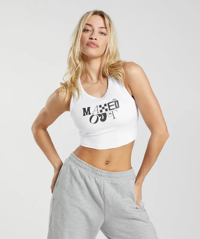 Gymshark Maxed Out Tank - White sold by Gymshark