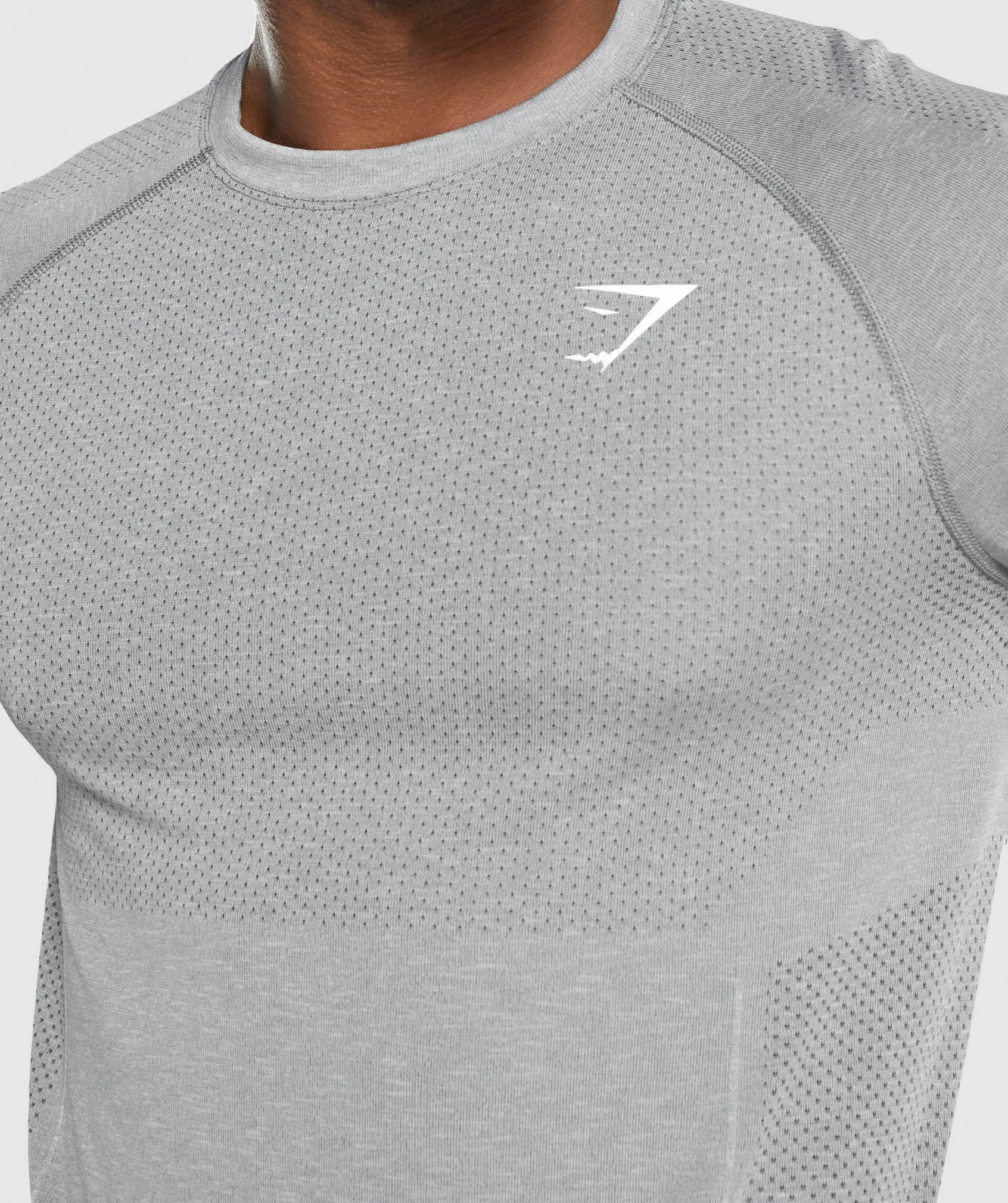 Gymshark Vital Light Seamless Long Sleeve T-Shirt - Charcoal Marl sold by Gymshark product image thumbnail 5