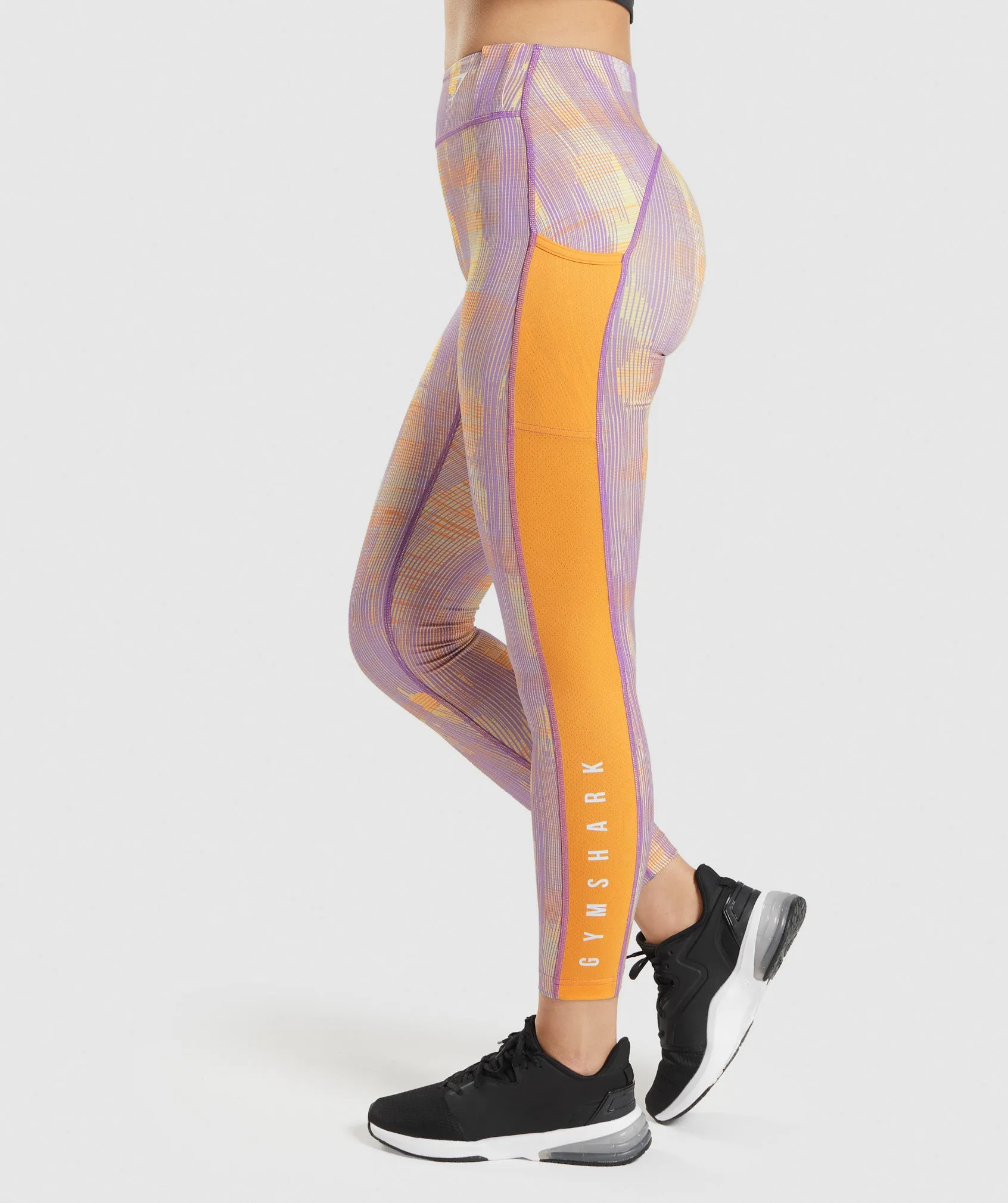 Gymshark Sport Leggings - Orange Print sold by Gymshark product image thumbnail 3